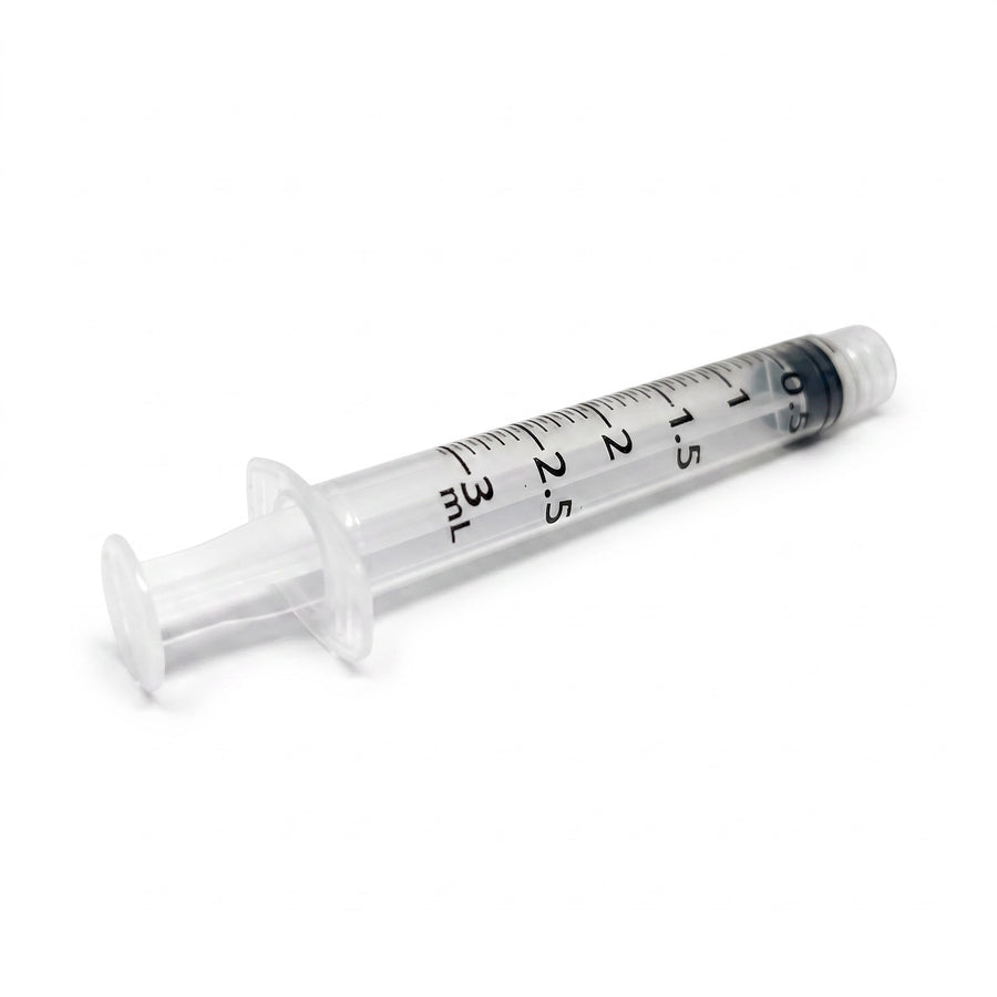 Terumo Luer Lock-sprutor 3 ml utan kanyl, 10 st
