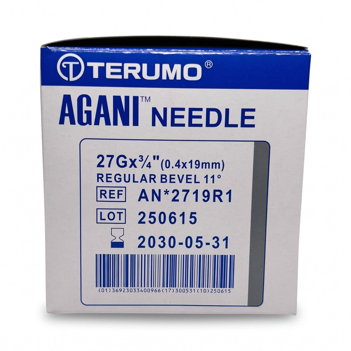 Terumo Agani kanyler 27G × 19 mm, 100 st – produktbild 3