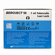 Beroject III Luer Lock-sprutor 1 ml, 100 st – produktbild 2