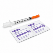 Insulinpaket U-100 1 ml – 10 sprutor + 10 alkoholservetter