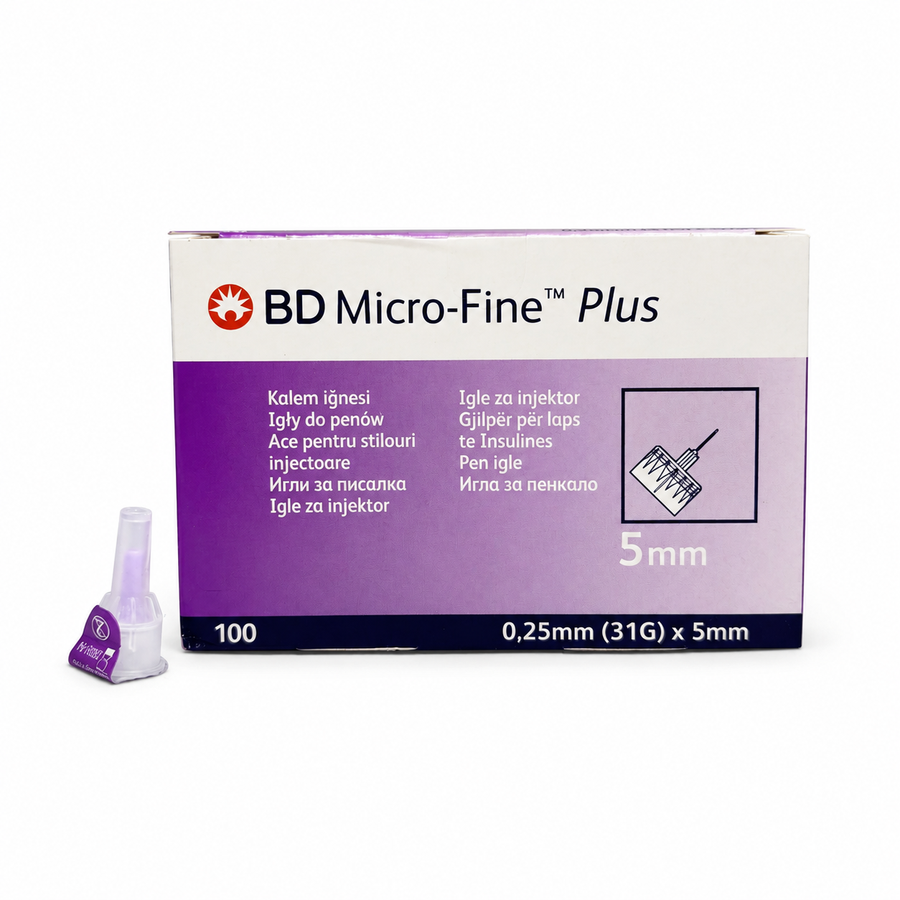 BD Micro-Fine Plus pennkanyler 31G × 5 mm, 100 st